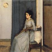 Fernand Khnopff Portrait of Marie Monnom oil